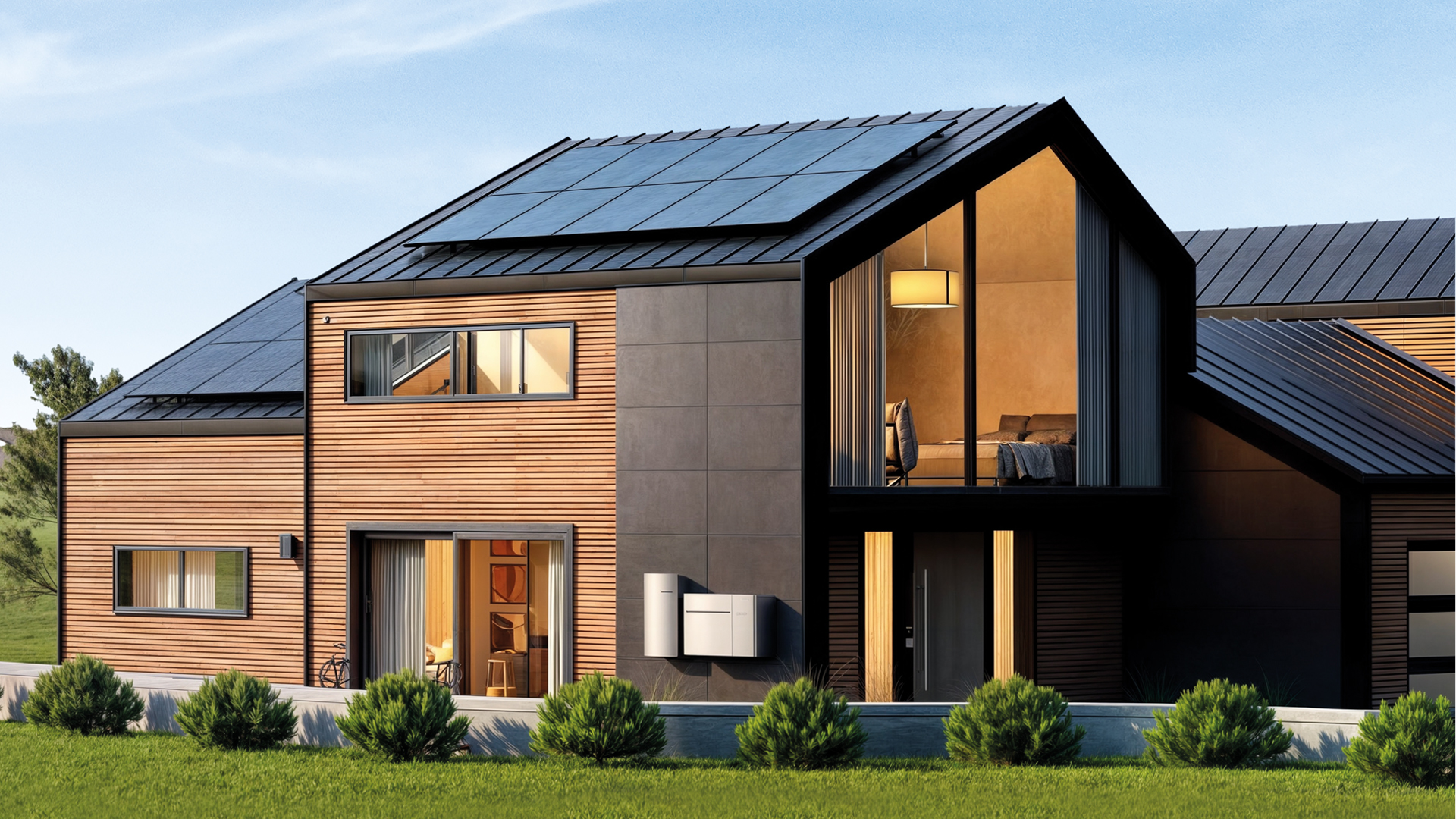 casa con fotovoltaico